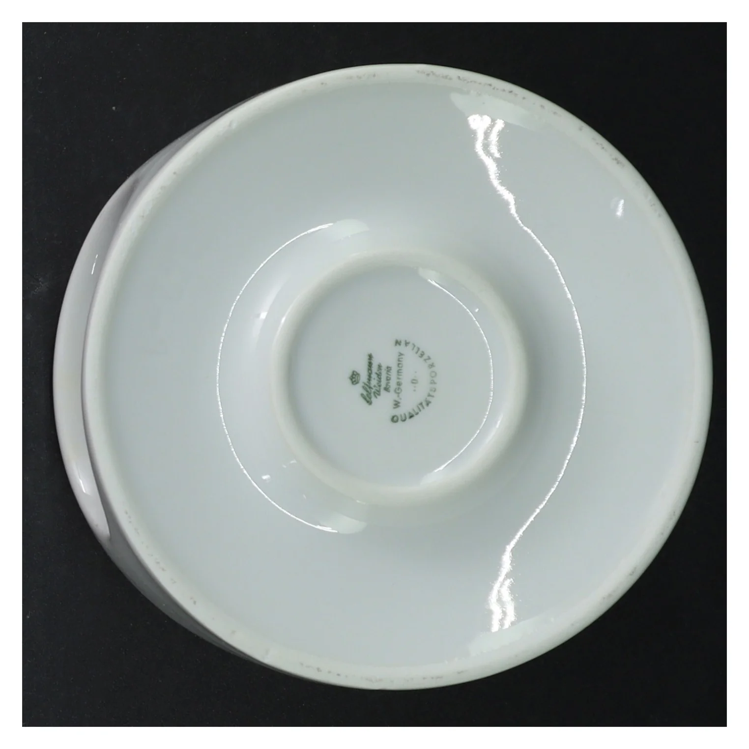 Fondue stativ i porcelæn (str. H 7 cm. ø. 13,5 cm)