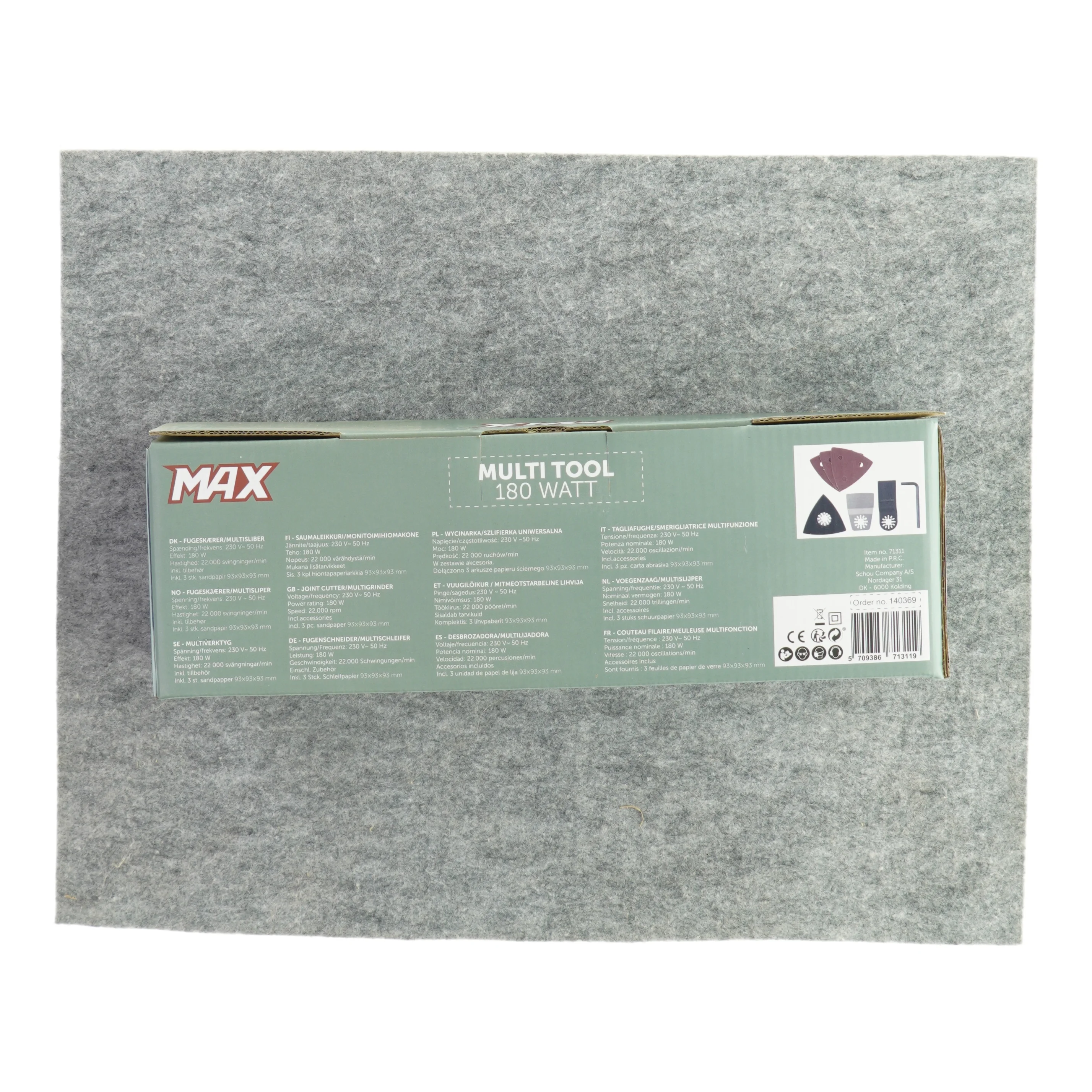 Multi tool fra Max (str. LBH: 33x8x11)