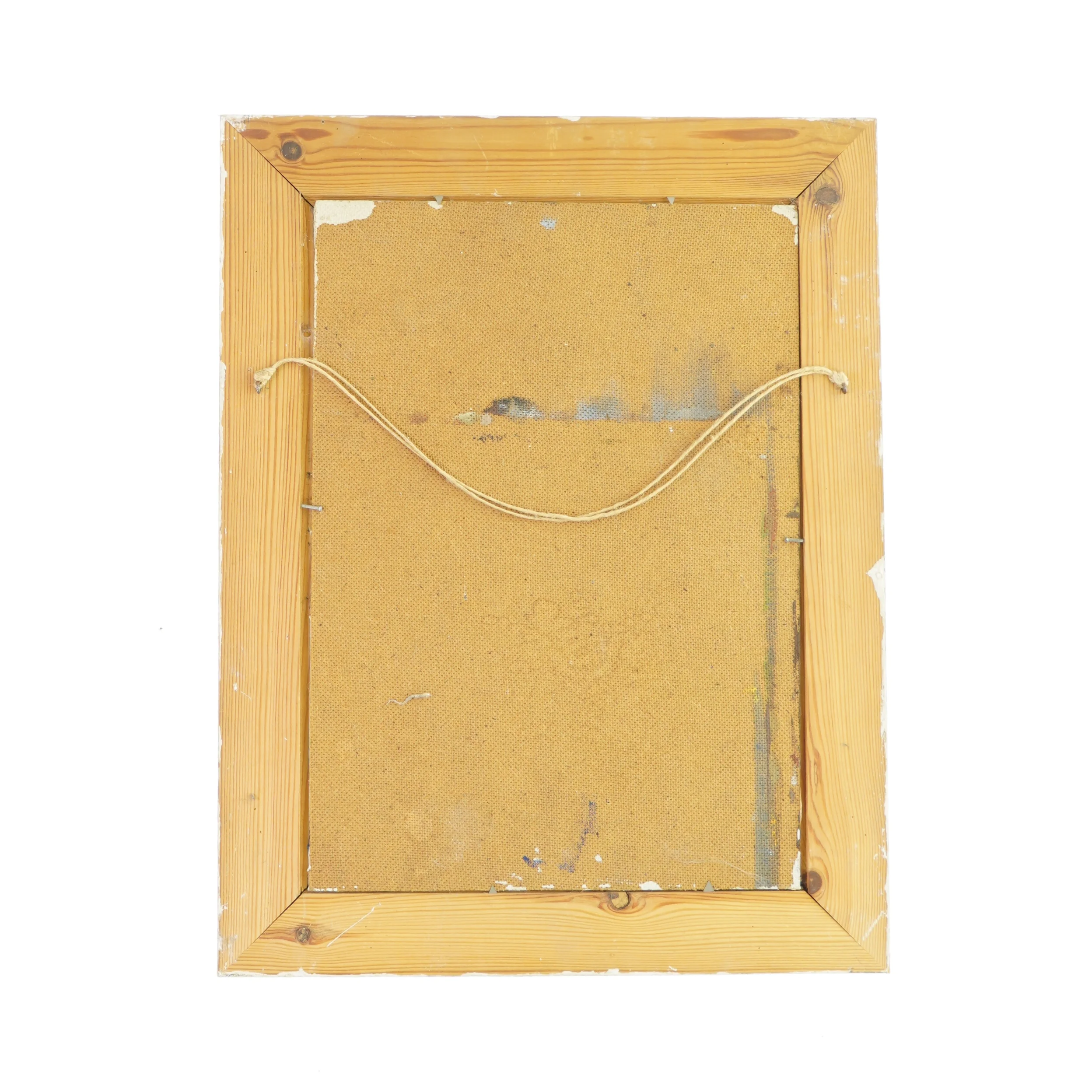 Billede i hvid dekoreret ramme