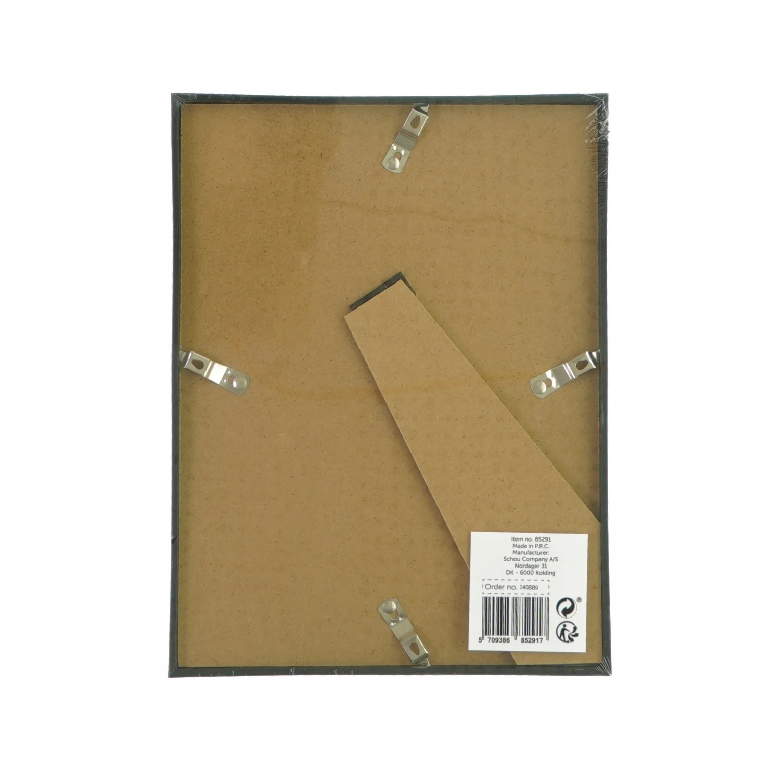 Sort ramme (18x24cm). Uåbnet