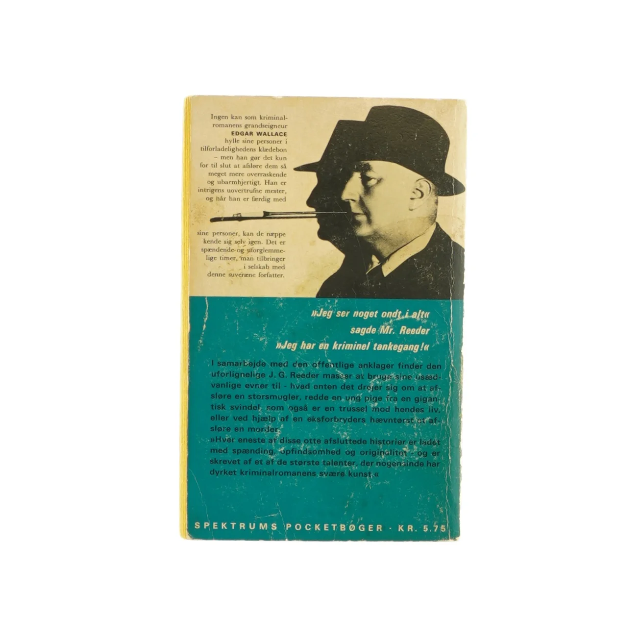 Mr. Reeder's kriminelle tankegang af Edgar Wallace (bog)