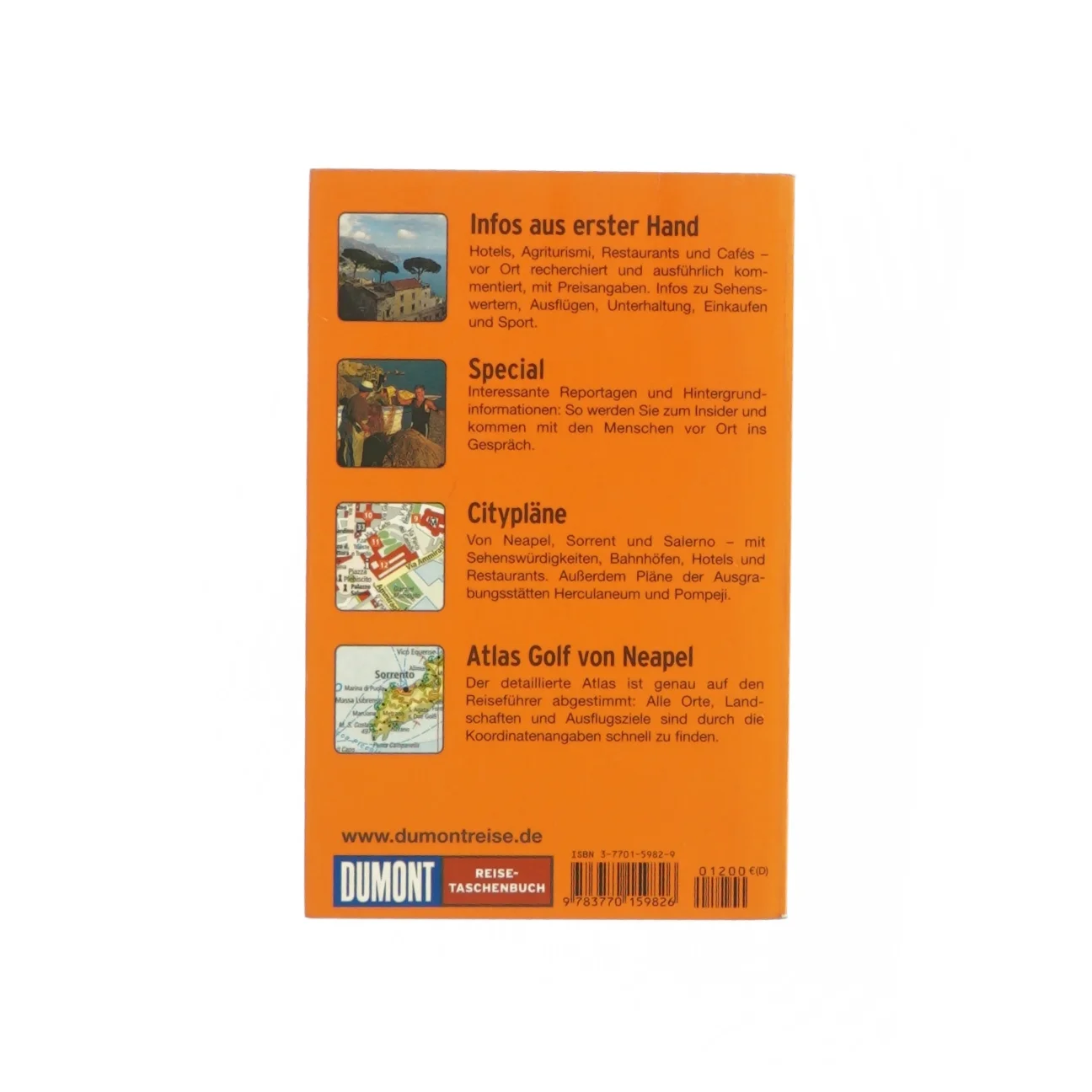 Neapel - Amalfiküste cilento, rejsebog (bog)