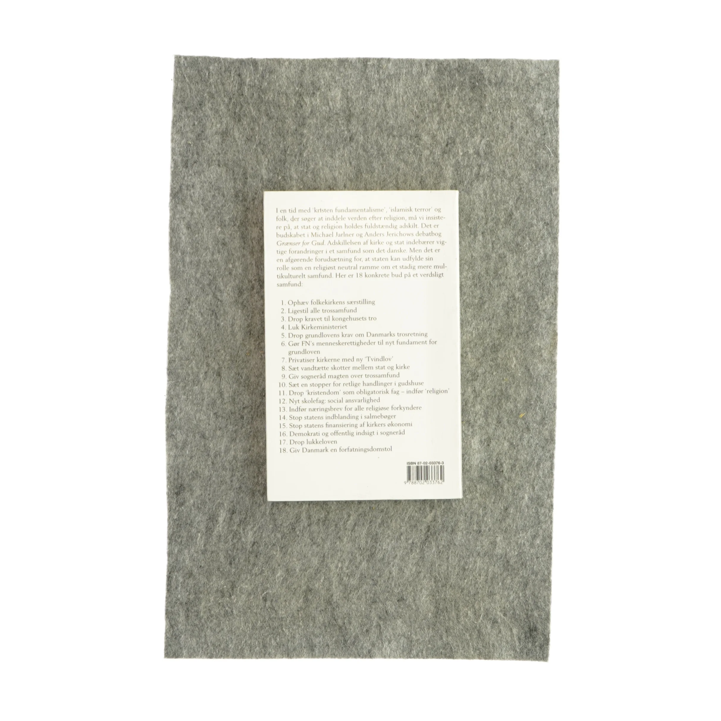 Grænser for Gud af Michael Jarlner og Anders Jerichow (bog)