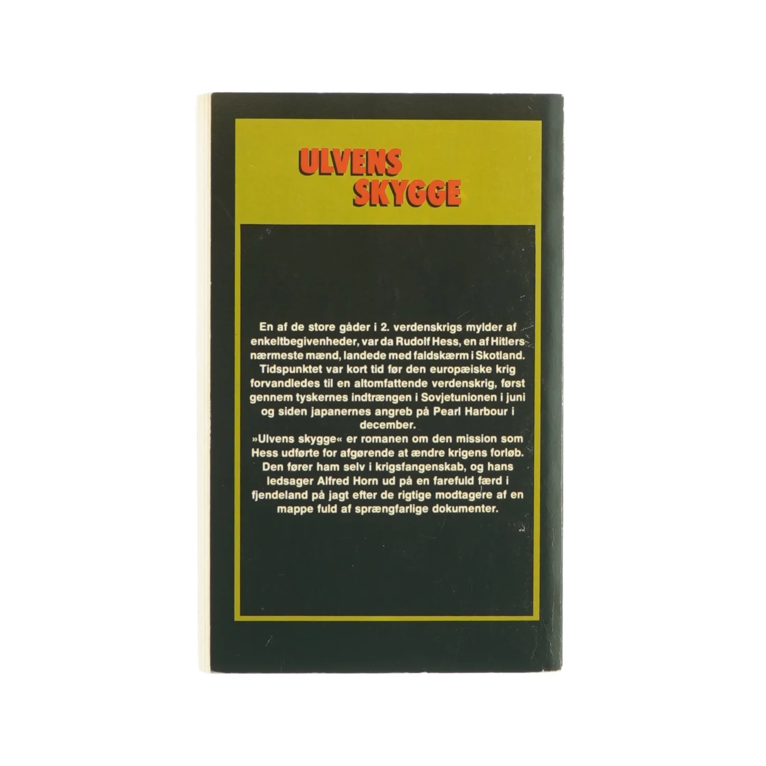 Ulvens skygge af James Barwick (bog)