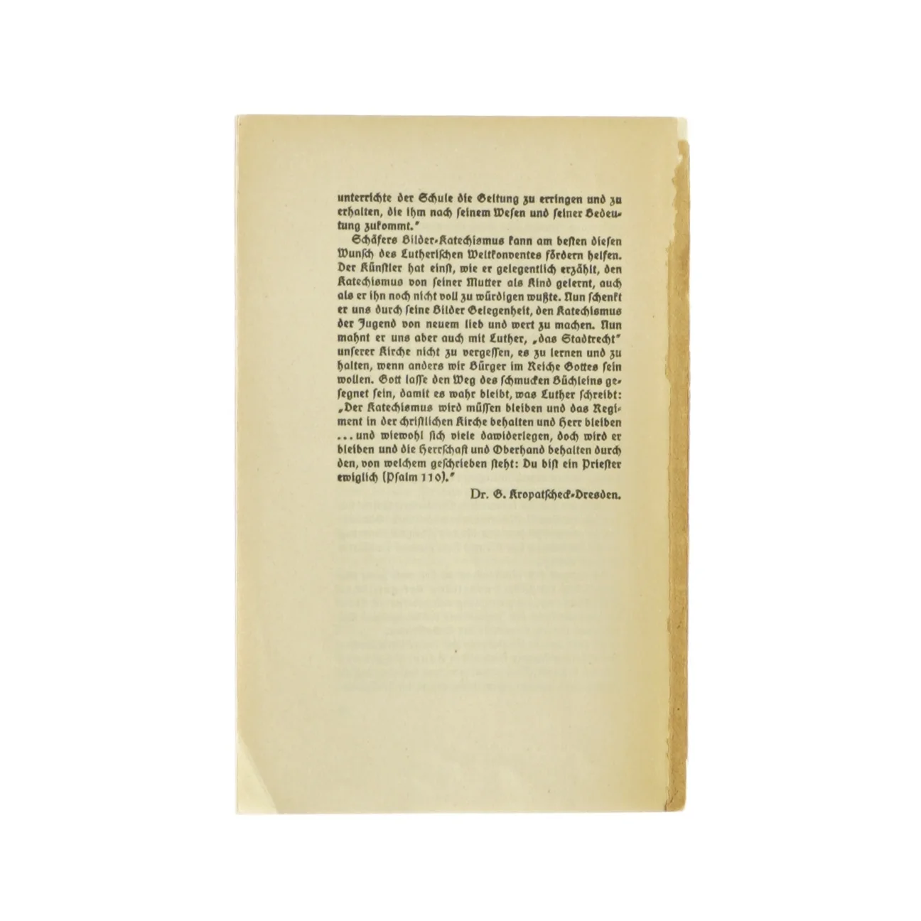 Der kleine katerkismus af D. Martin Luther (bog)