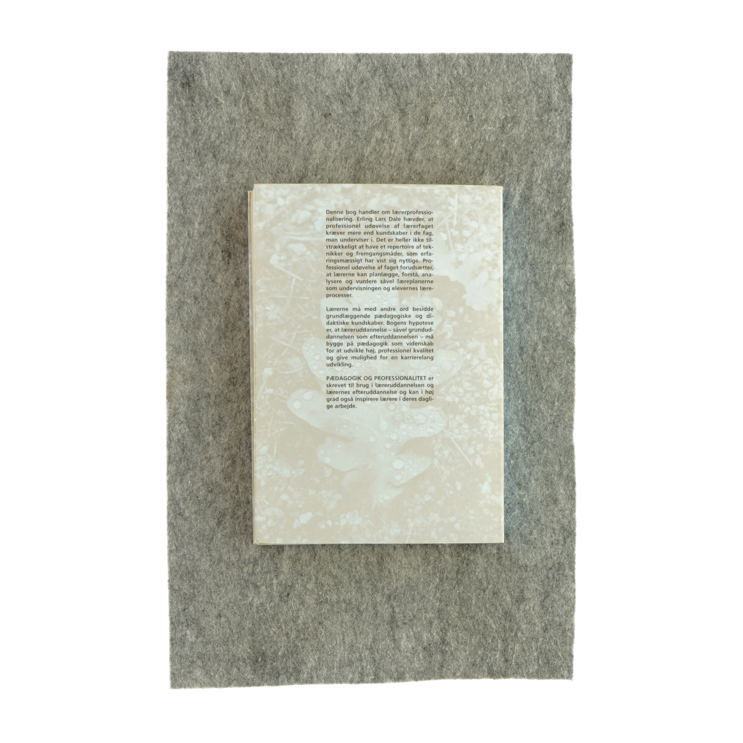 Pædagogik og professionalitet (bog) 