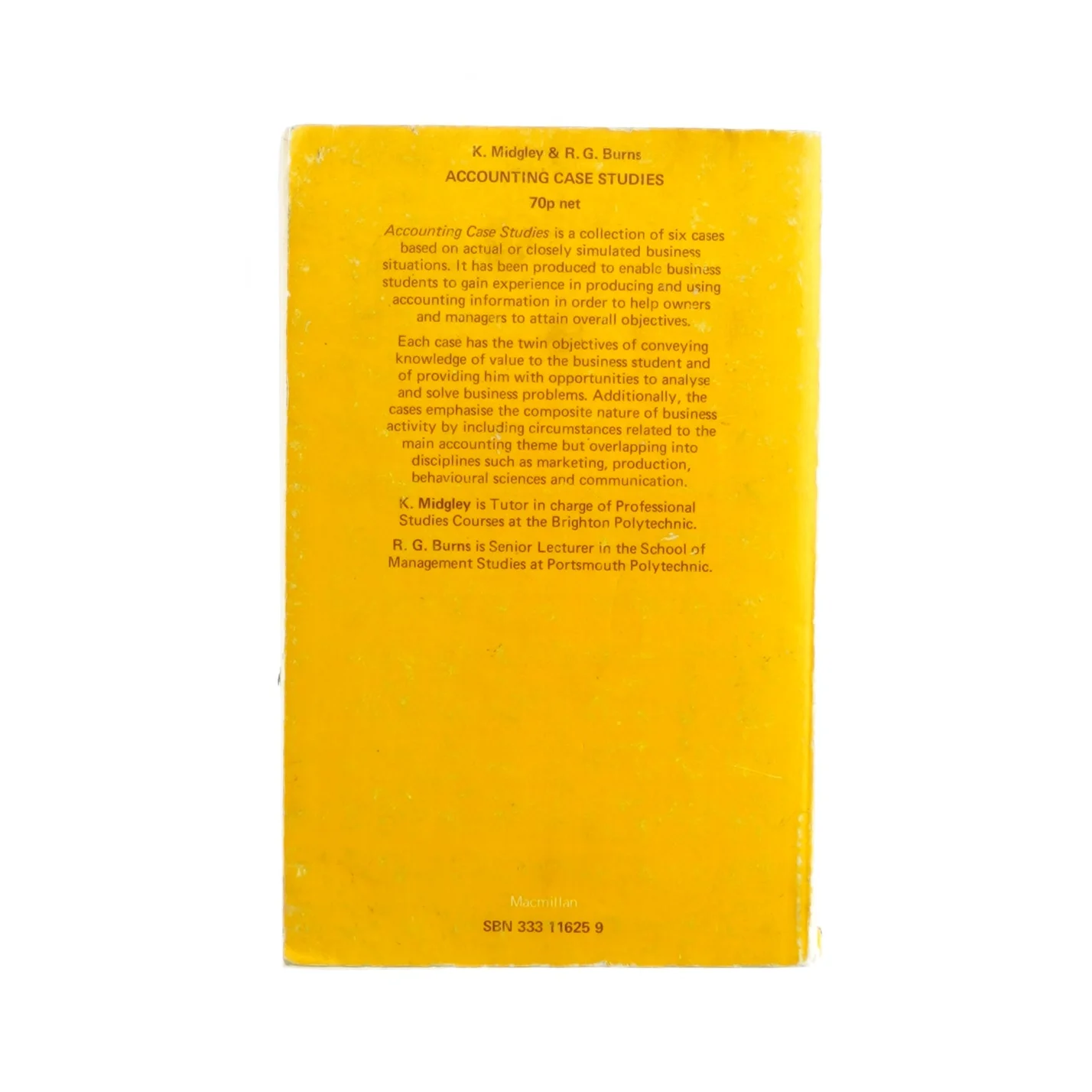 Accounting case studies af K. Midgley & R. G. Burns (Bog)