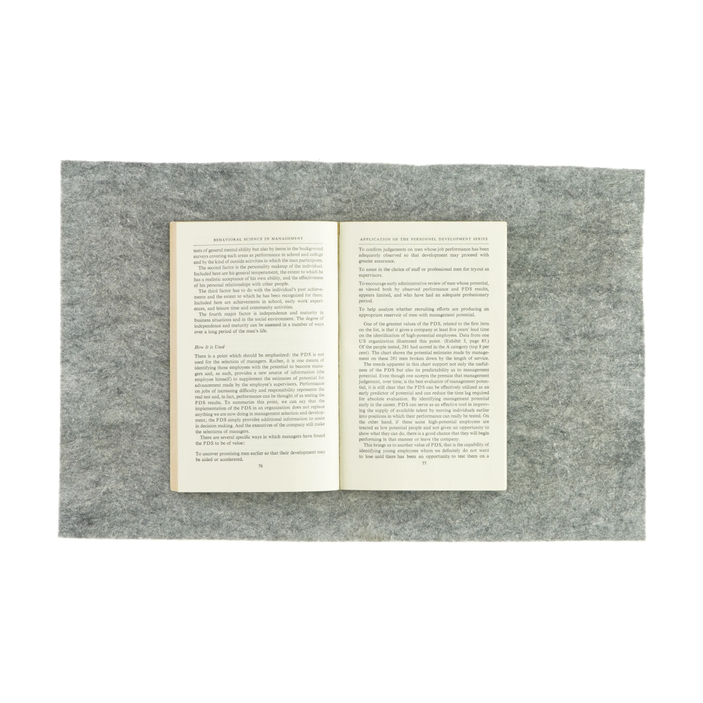 Behavioral science in management (bog)