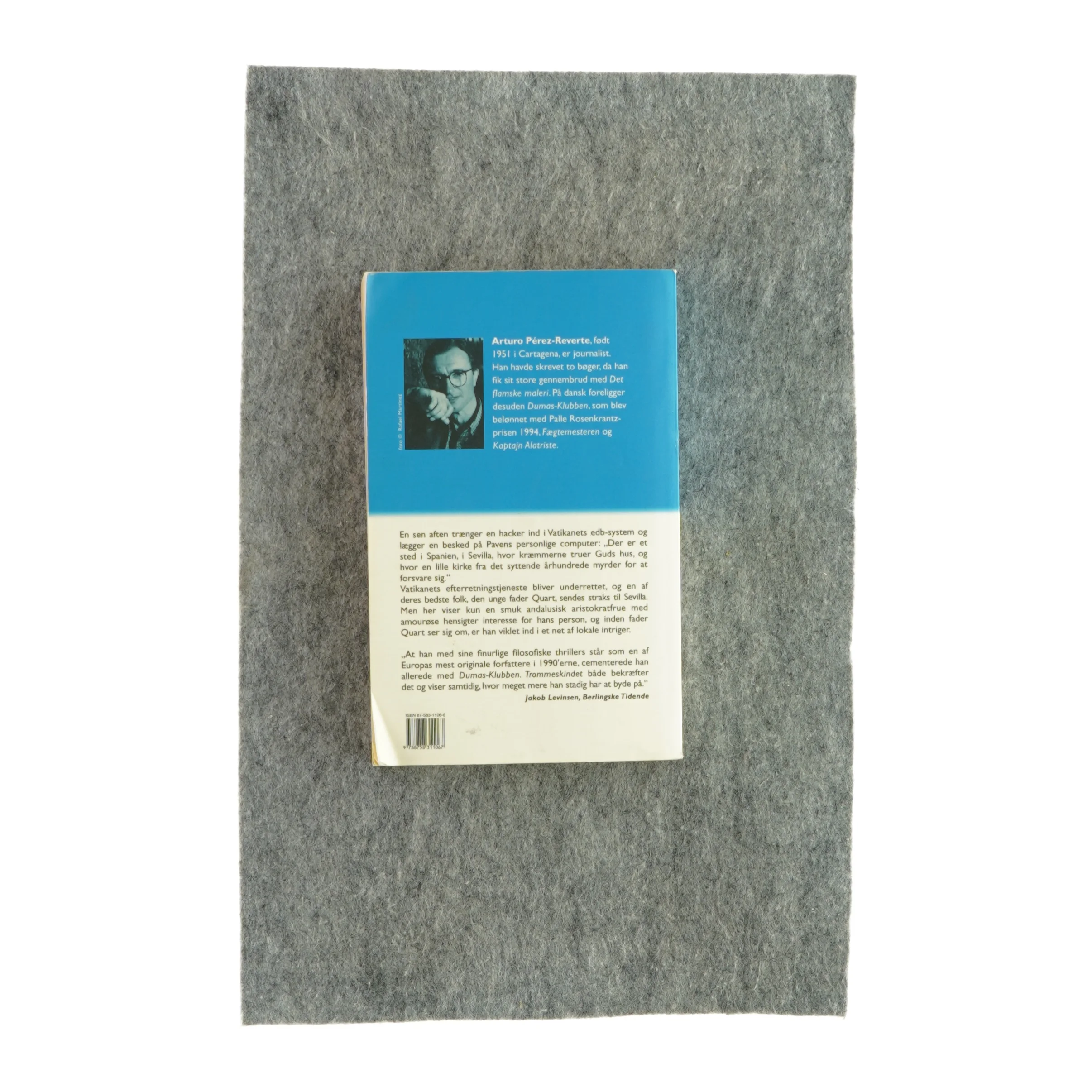 Tromme-skinnet af Arturo Pérez-Reverte (bog)