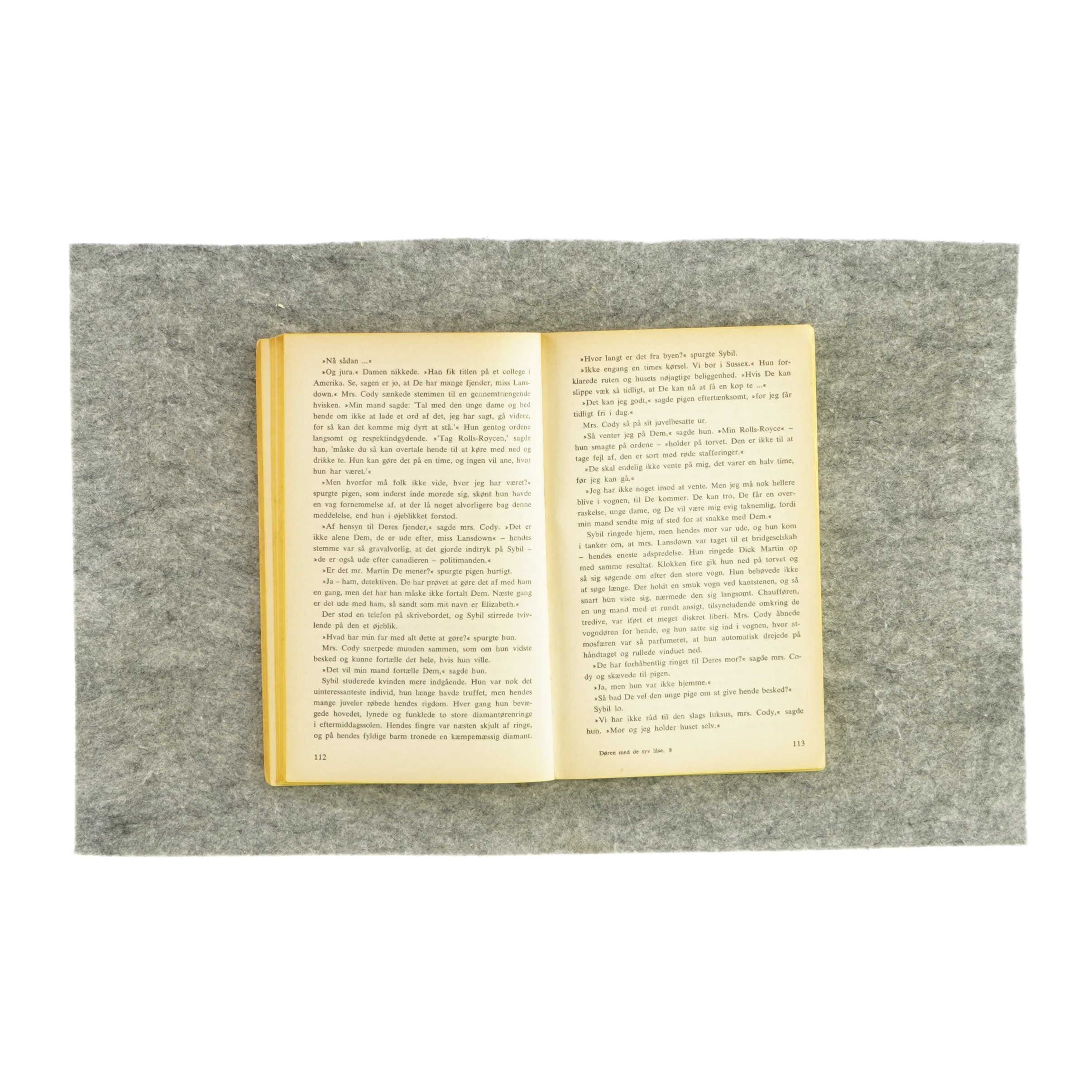 Døren med de syv låse af Edgar Wallace (bog)