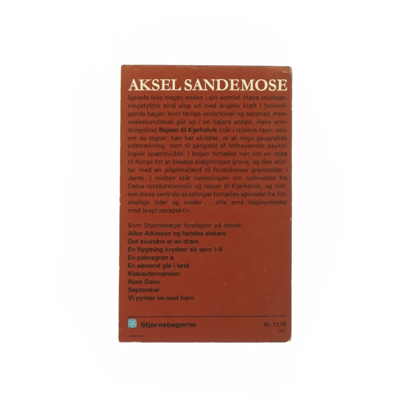 Rejsen til Kjørkelvik af Aksel Sandemose (bog)