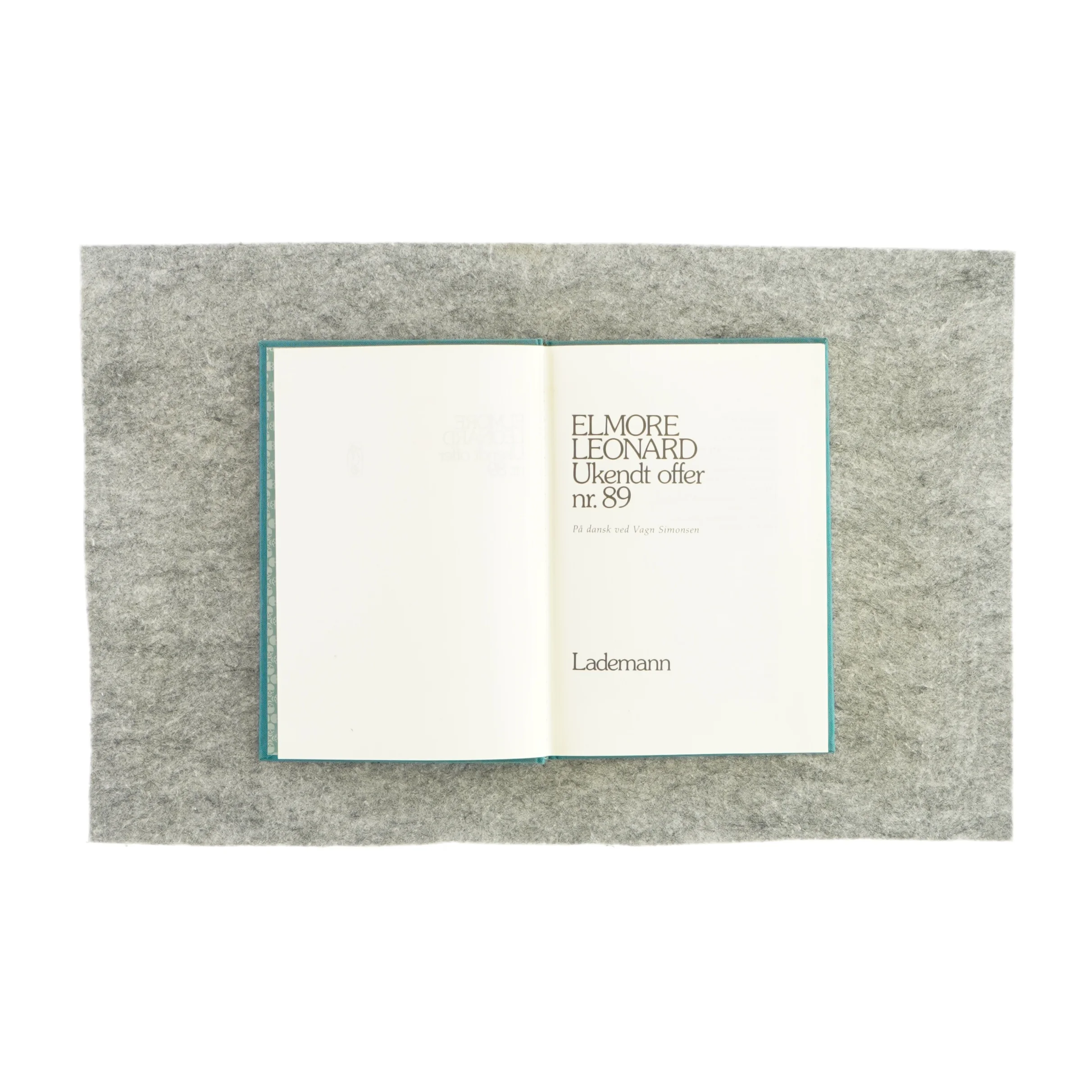 Ukendt offer nr. 89 af Elmore Leonard (bog)