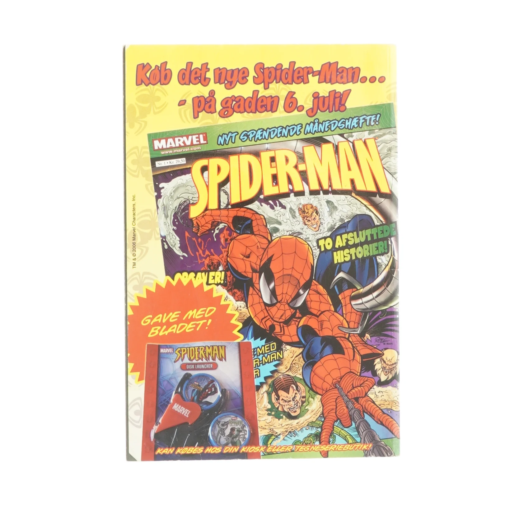 Spiderman tegneserie