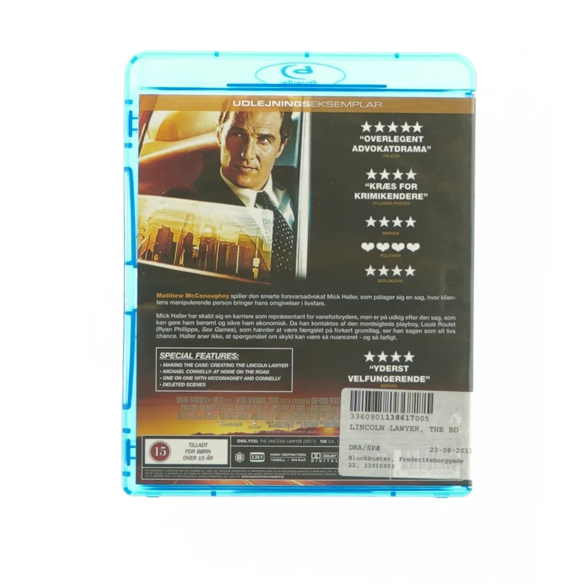 The Lincoln lawyer (Blu-ray)