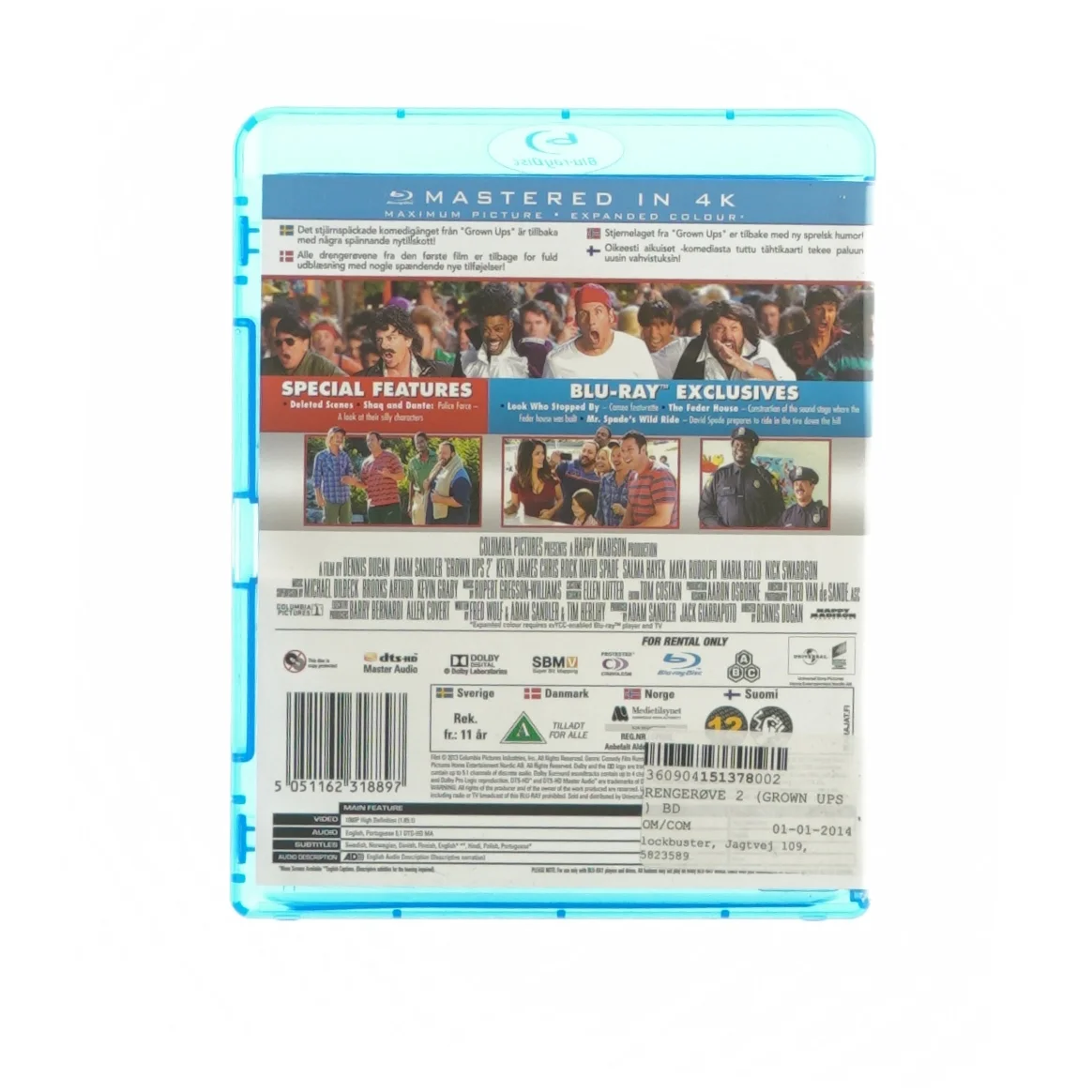 Grown ups 2 (Blu-ray)