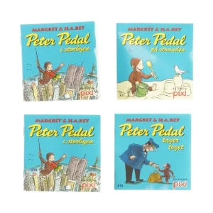 Peter Pedal Pixi bøger (4 styks)