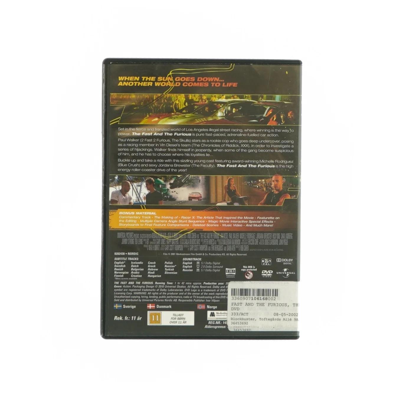 The fast and the furious (DVD)