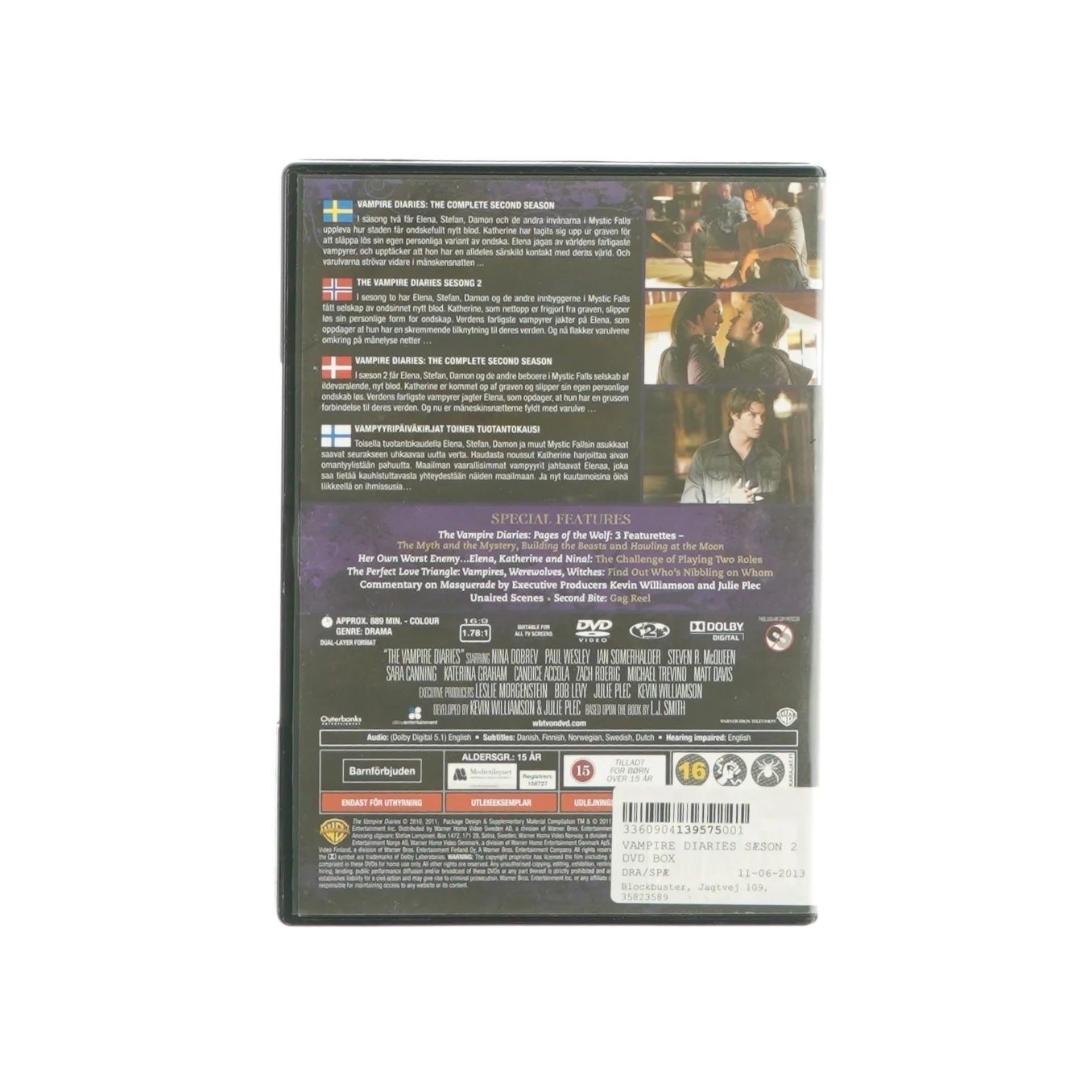The vampire diaries, sæson 2 (DVD)