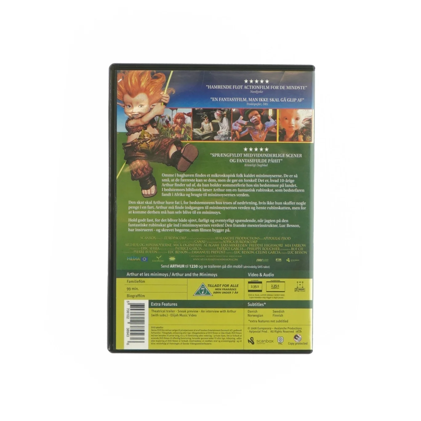 Arthur og minimoyserne (DVD)