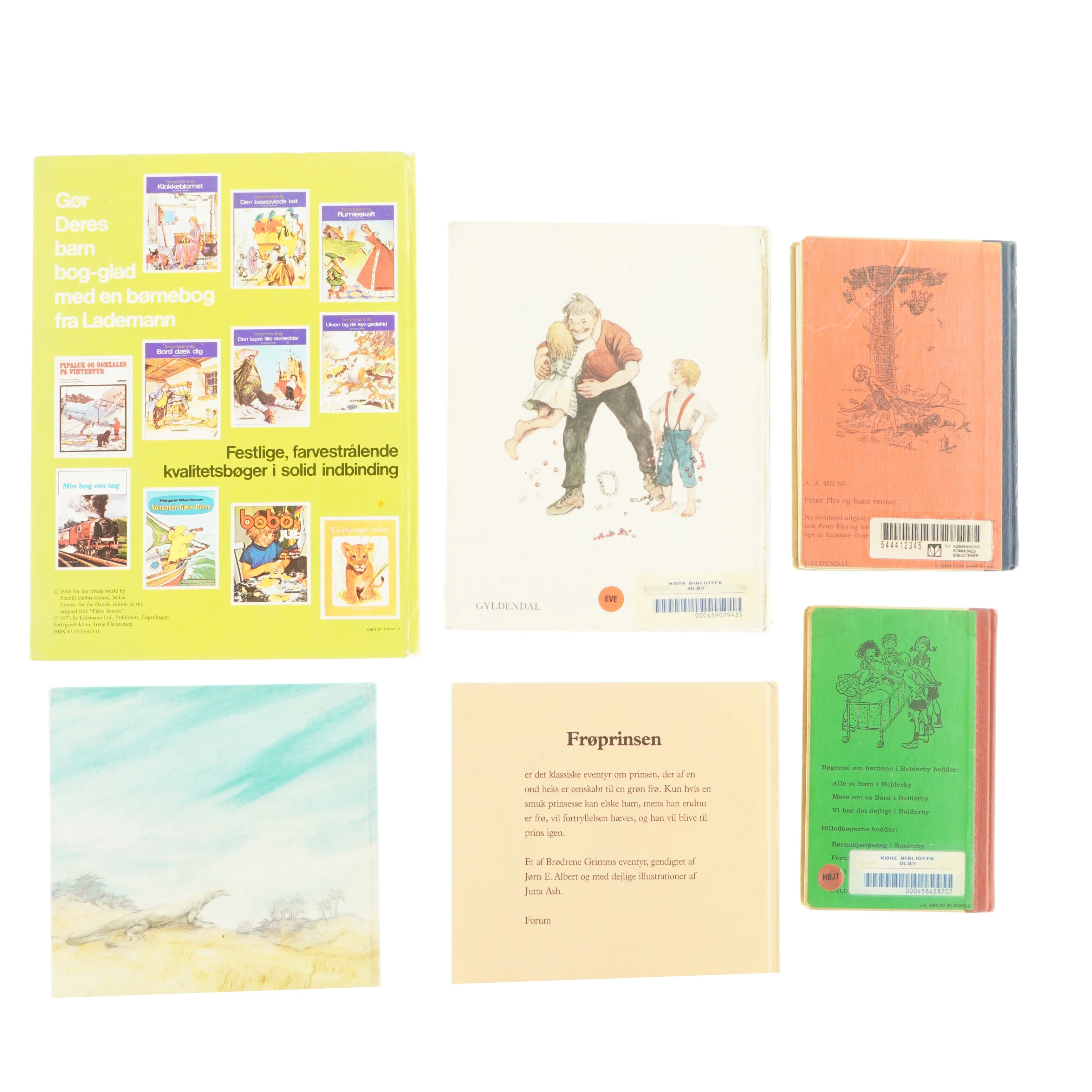 Blandede børnebøger (6 styks) (bog) fra Ukendt