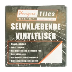 Selvklæbende vinylfliser fra Unigne - Tiles (9 styk)