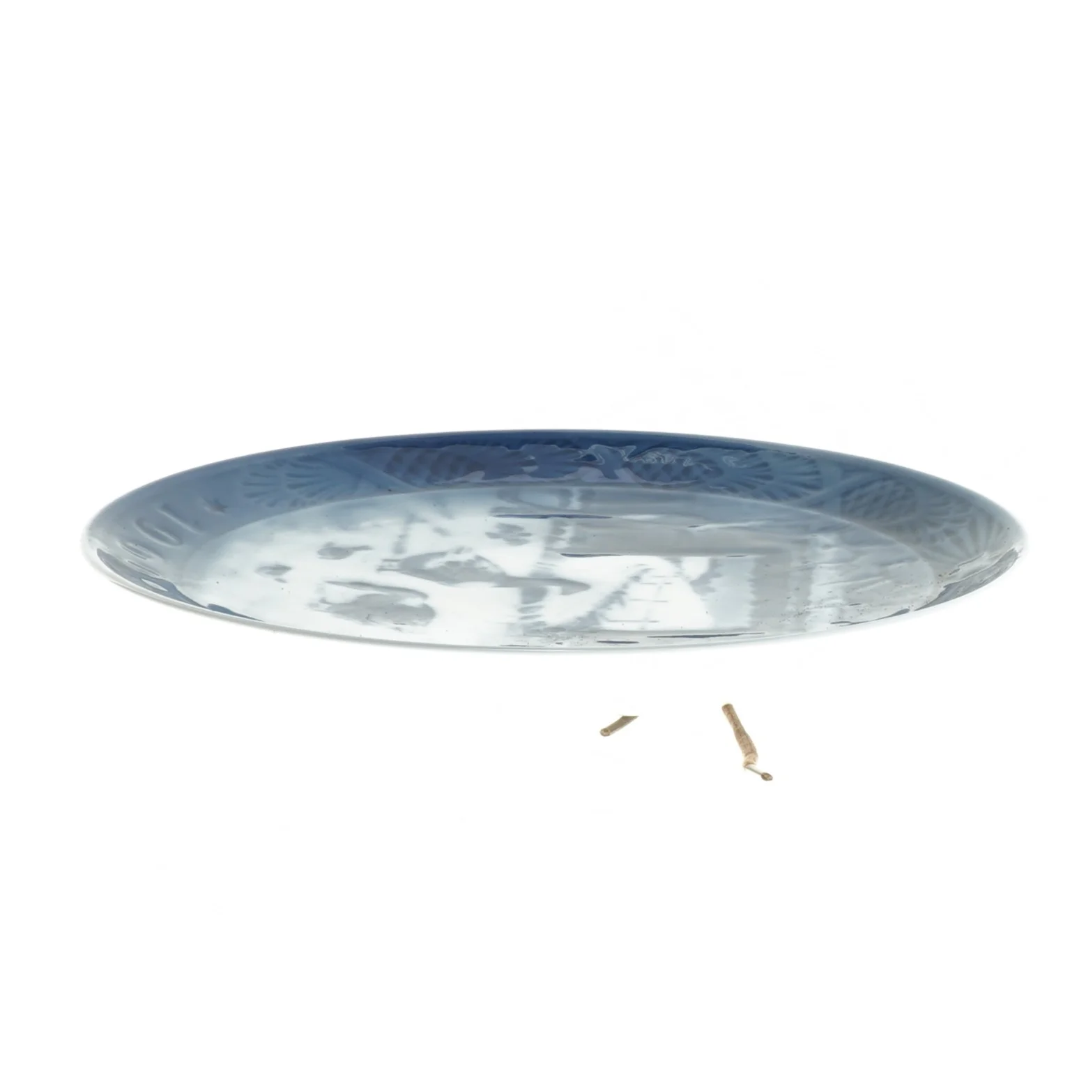 Juleplatte 1969 fra Royal Copenhagen (str. Ø 18,5 cm)