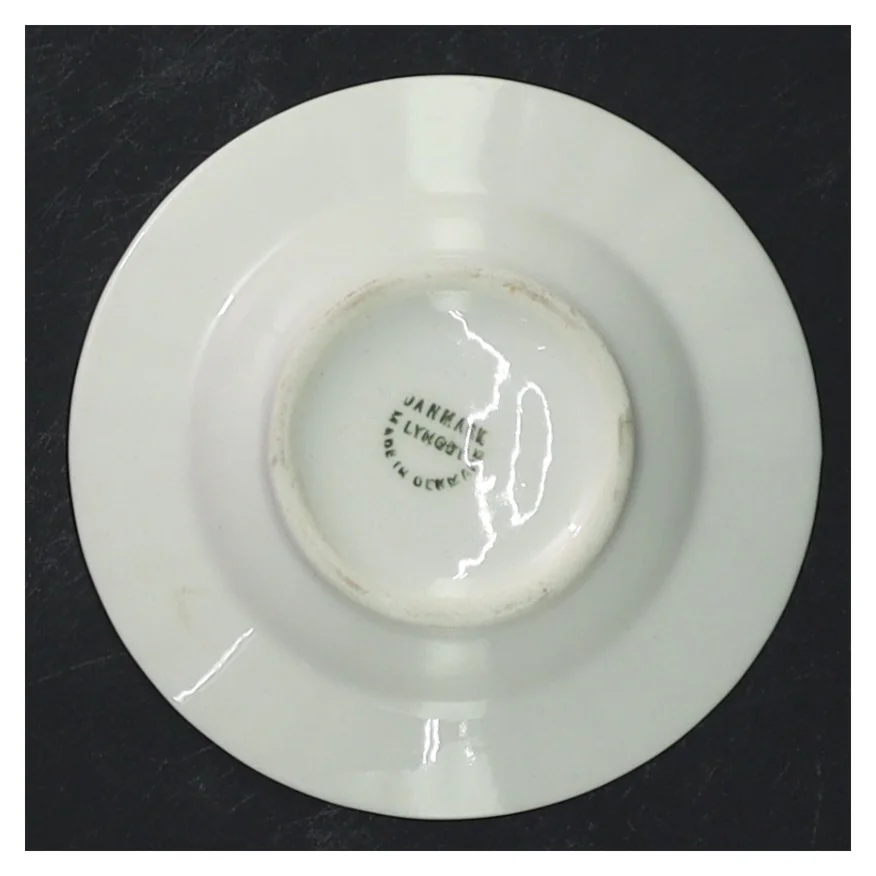 Porcelænsassietter, 5 styk fra JAHMARK (str. 5 styk, ø 8,5 cm)