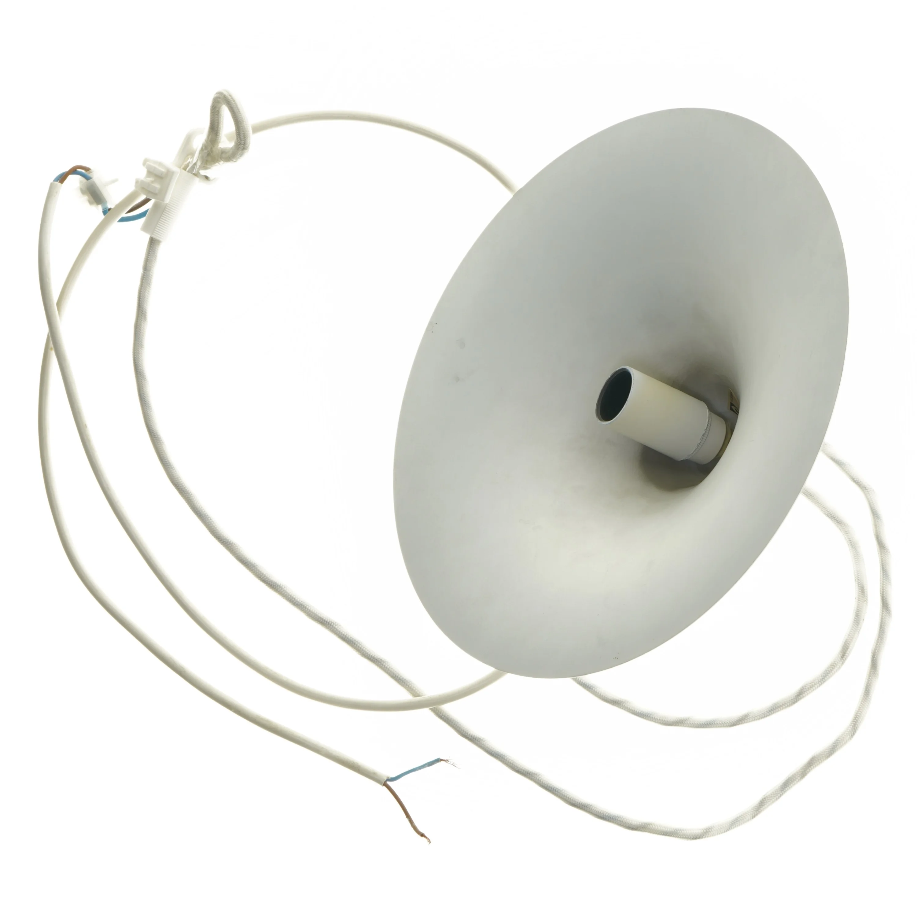 pendellampe, hvid fra IKEA (str. Ø 25 cm)