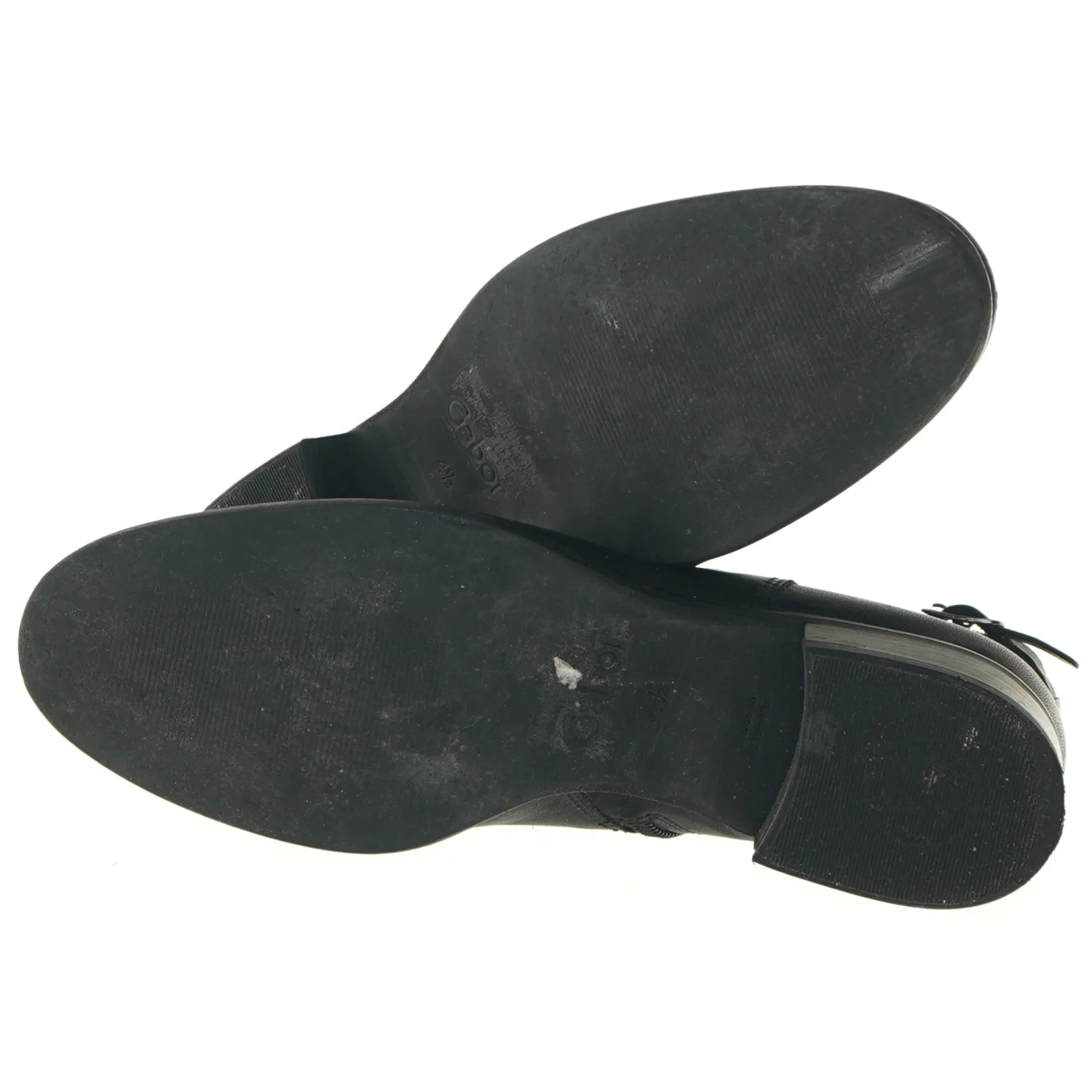 Ankelstøvler i sort læder fra Gabor (str. 37,5 )