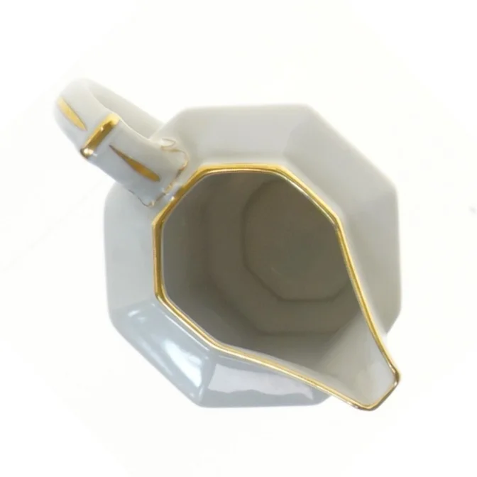 Porcelænskande med blomstermotiv (str. 9 cm)