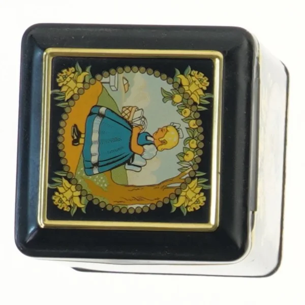 Retro opbevaringsdåse fra Irma (str. 10,5x9,3x9,3 cm)