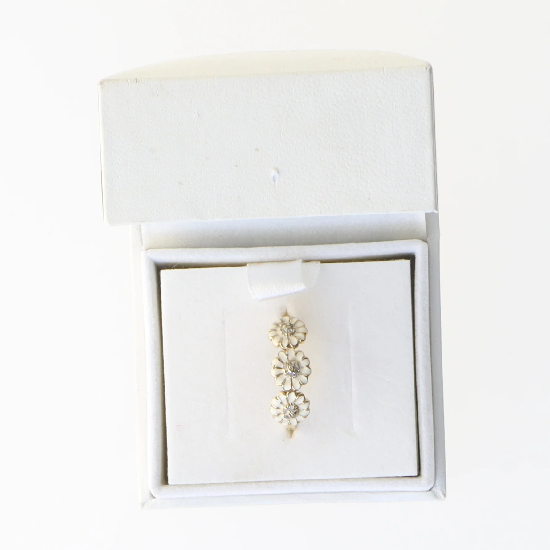 Guldring med blomsterdesign fra Christina (str. 57 mm)