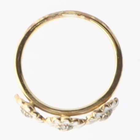 Guldring med blomsterdesign fra Christina (str. 57 mm)