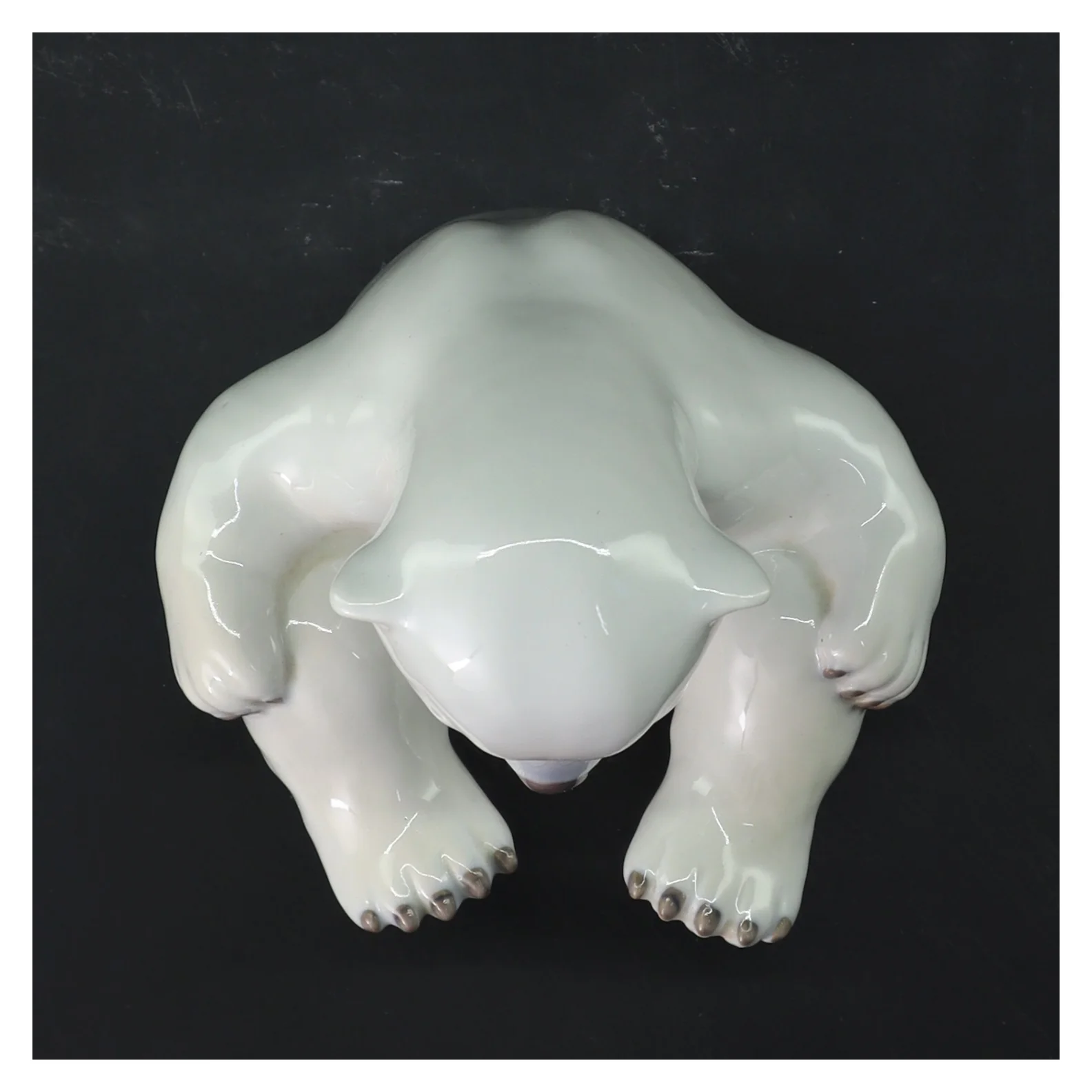 Porcelænsbjørn figur fra B&G (str. 14,5 cm)