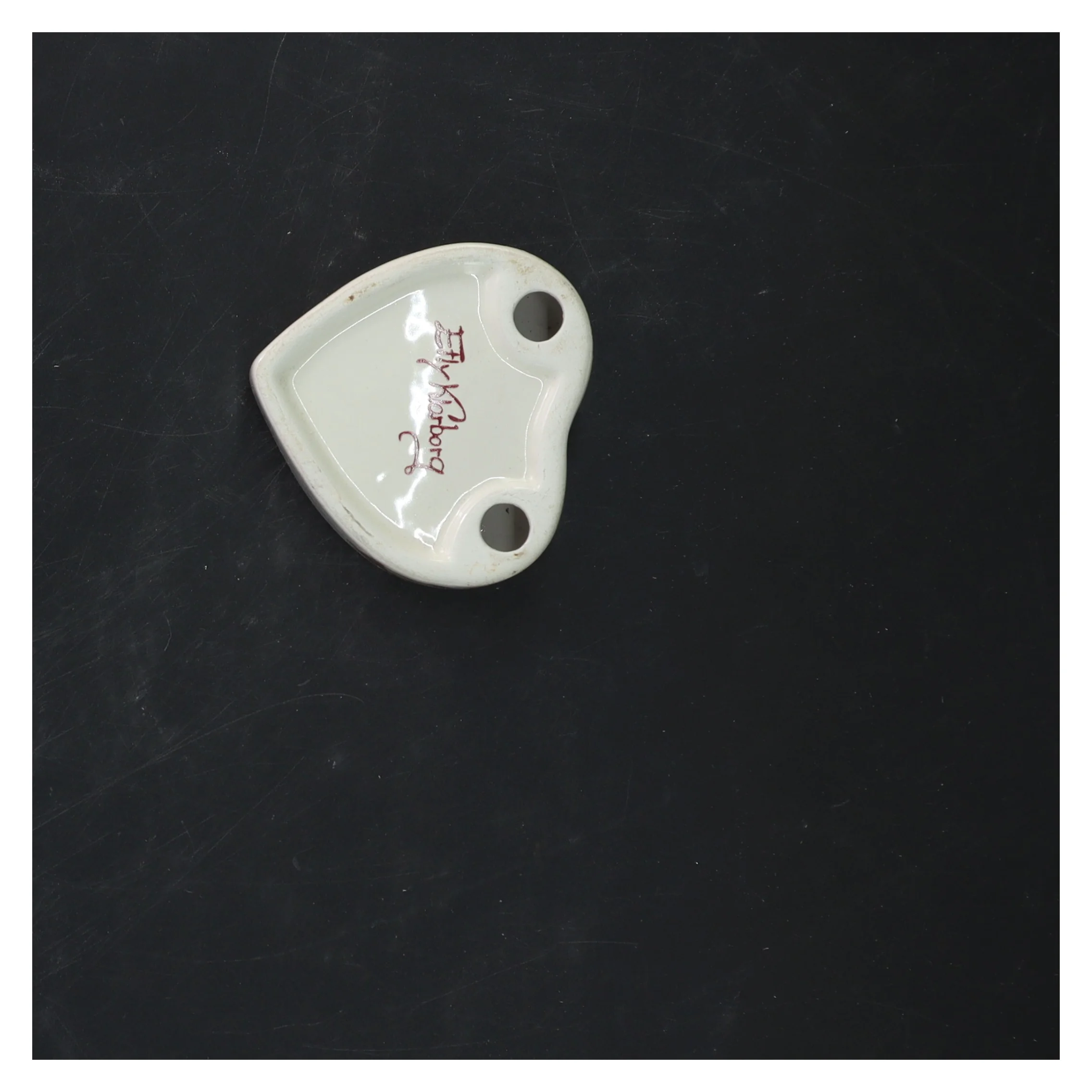 Trip trap Trekantet stearinlys holder med julemotiv (str. 3x8x8 cm)