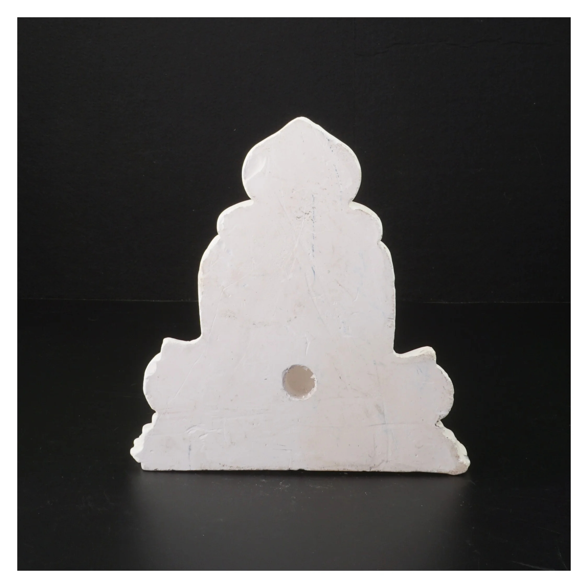 Dekorativ hvid stativ (str. 16,5 cm)