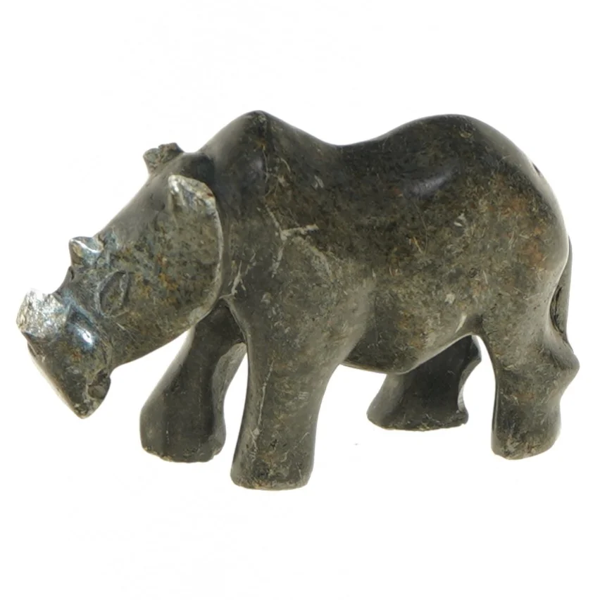 Skulptur af næsehorn (str. 8,5x14,5 cm)