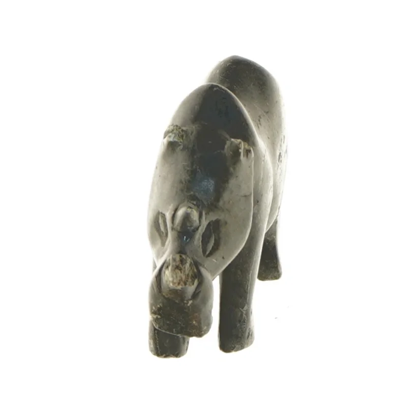 Skulptur af næsehorn (str. 8,5x14,5 cm)