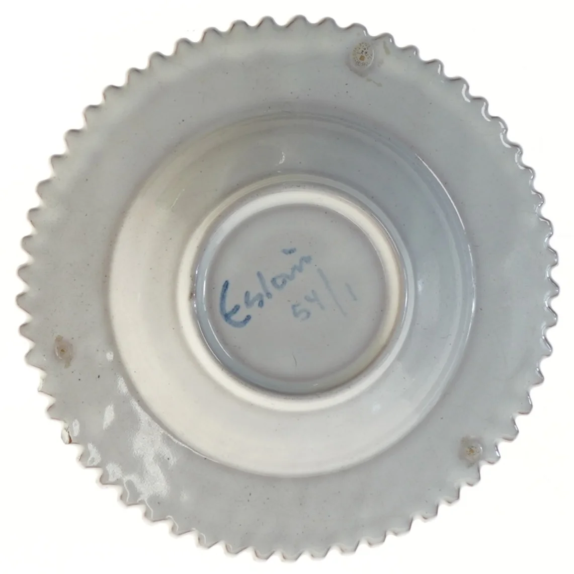 Reflet Keramisk skål store model med rillet kant (str. Ø 22 cm)