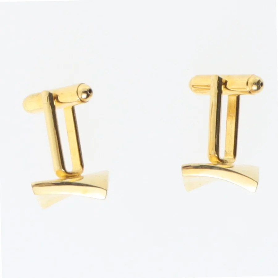 Guld manchetknapper (str. 2 cm)