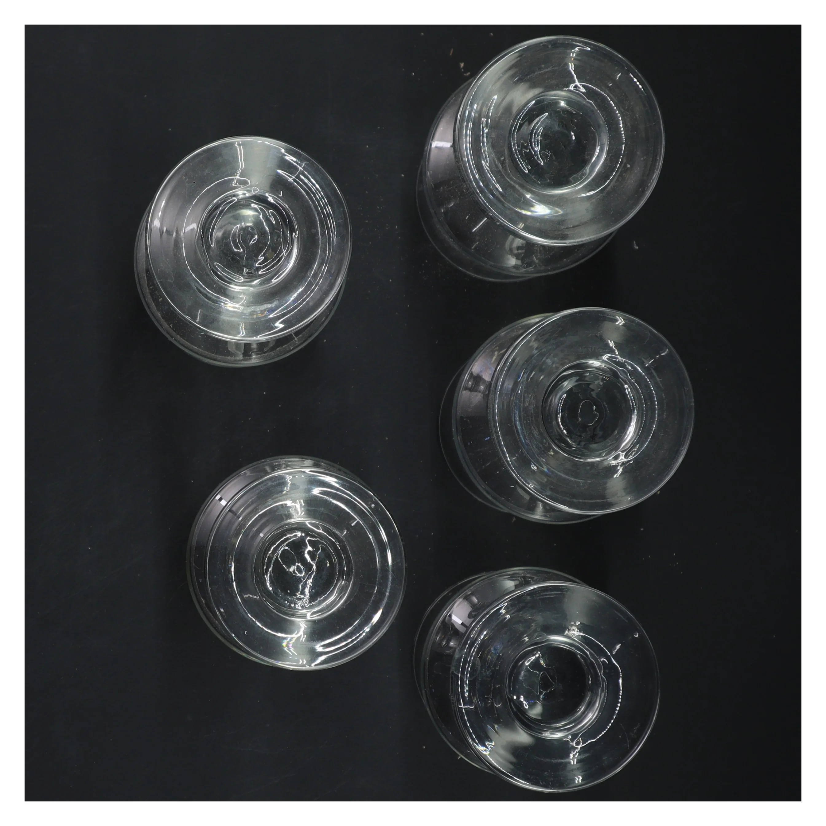 Sæt med 5 glas (str. 5 styk, 13,5 cm)