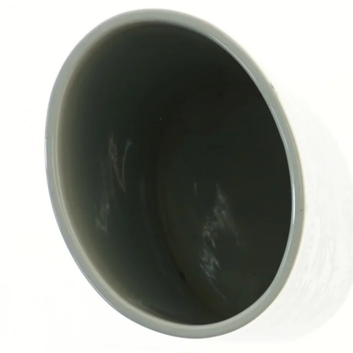 Den store udgave os udgået Dekorativ vase med blomstermønster fra Nymölle , bjørn wiinblad (str. 21x12 cm)