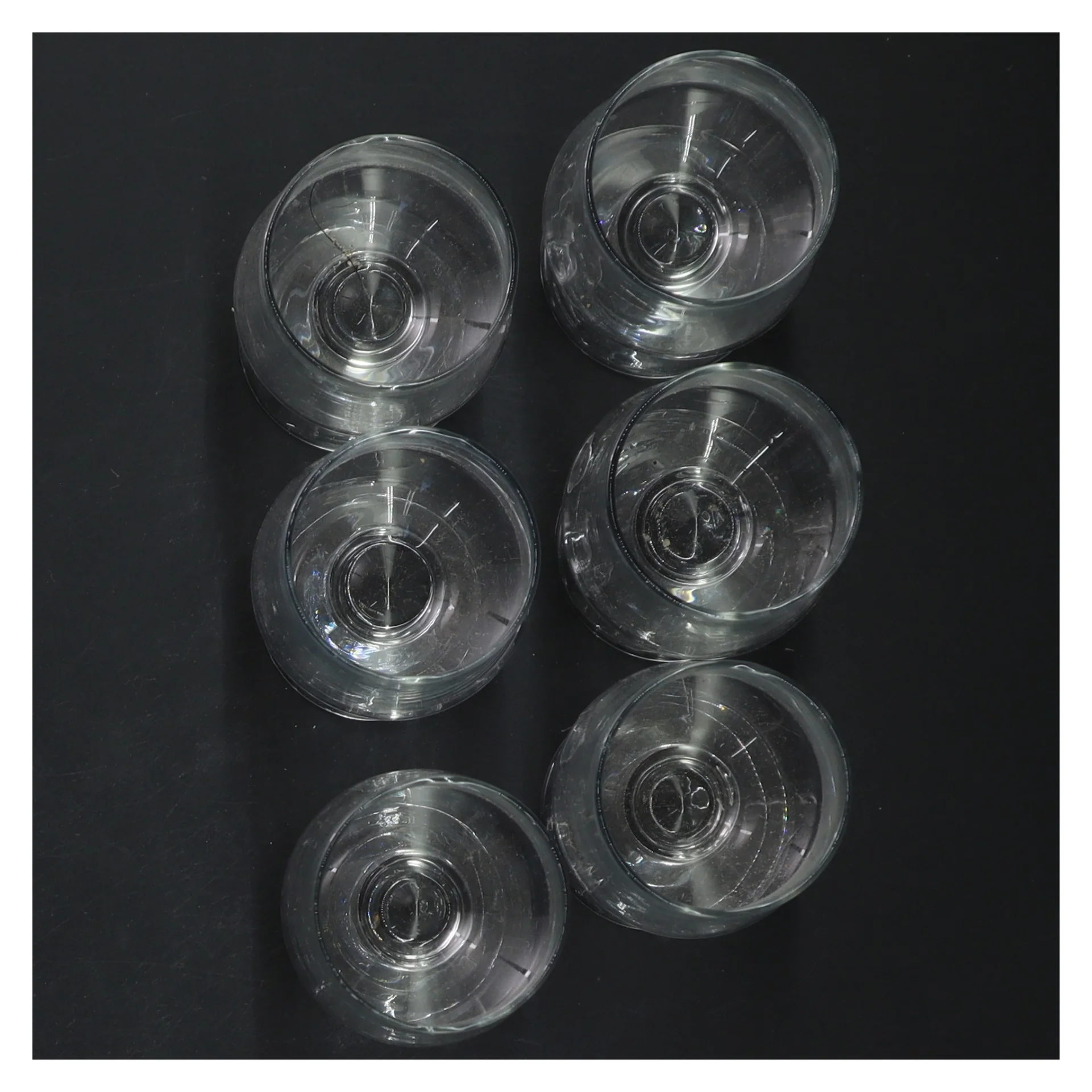 Sæt med 6 glas (str. 6 styk, 9 cm)