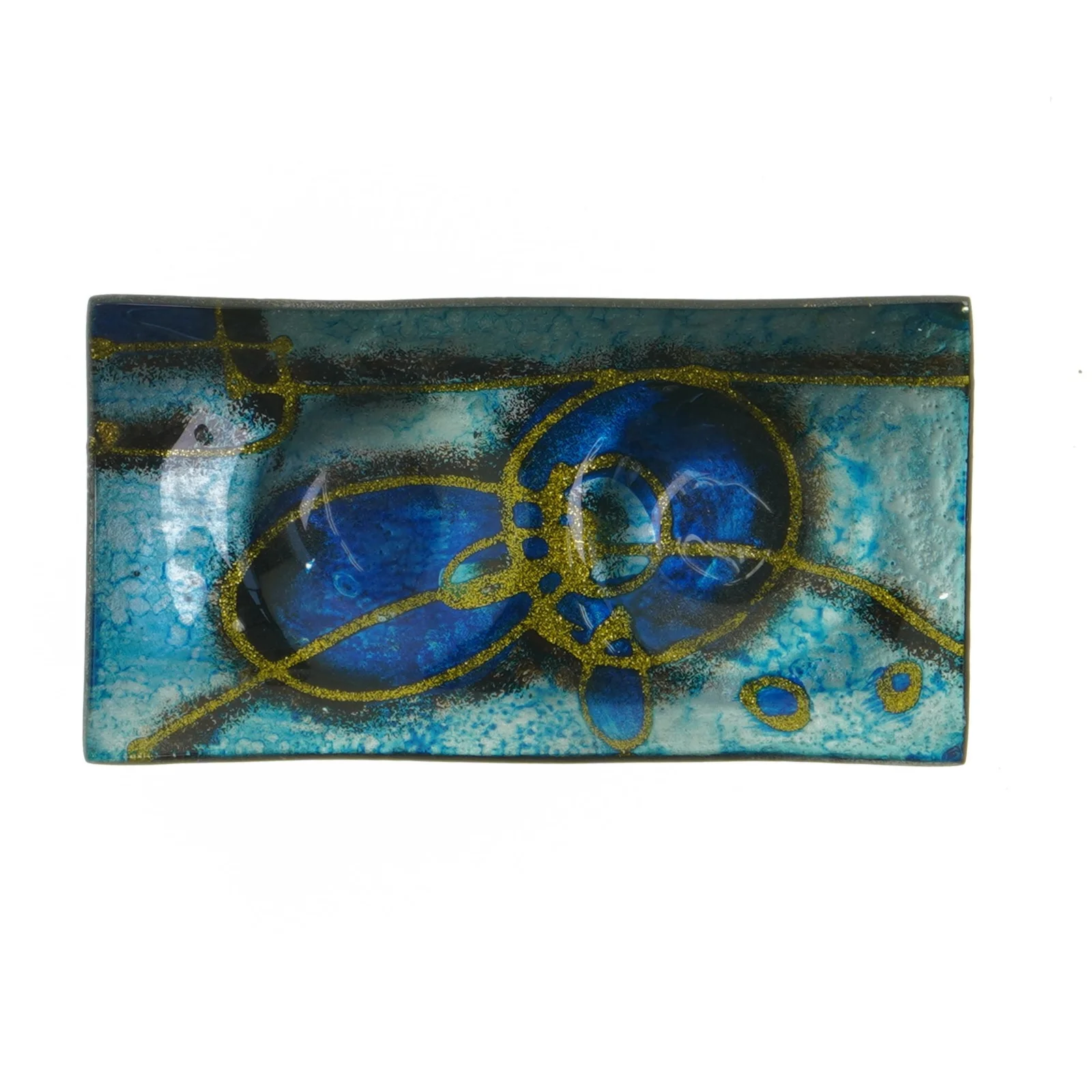 Rektangulært glasfad (str. 18x10 cm)