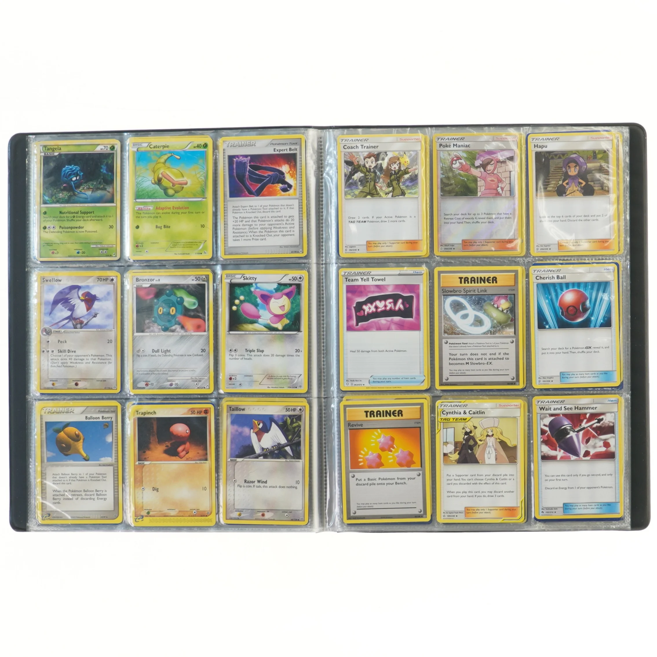 Pokemon kortmappe med kort fra Pokemon (str. 23x30 cm)