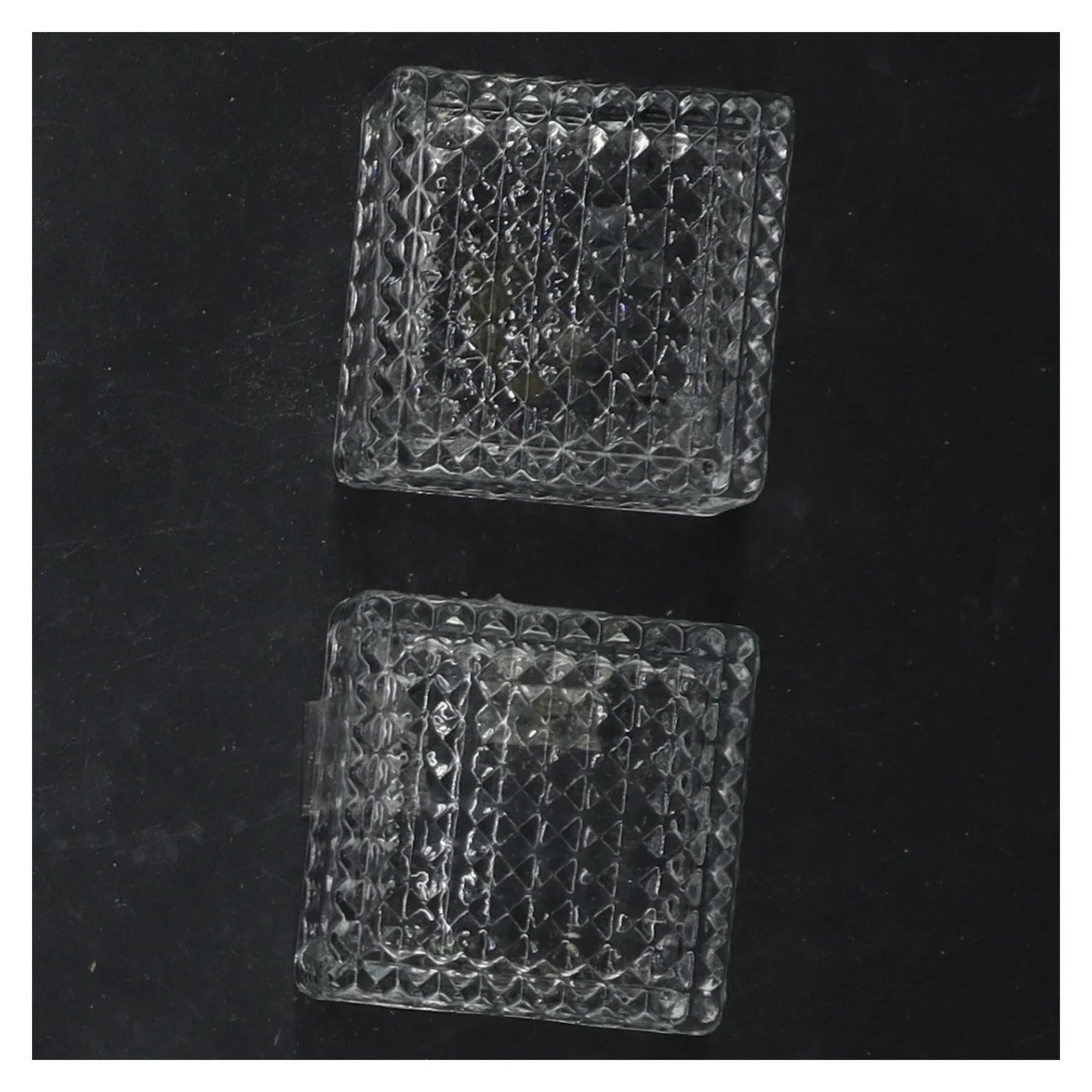 Sæt med to glasfade (str. 5,5 cm. 2 styk)