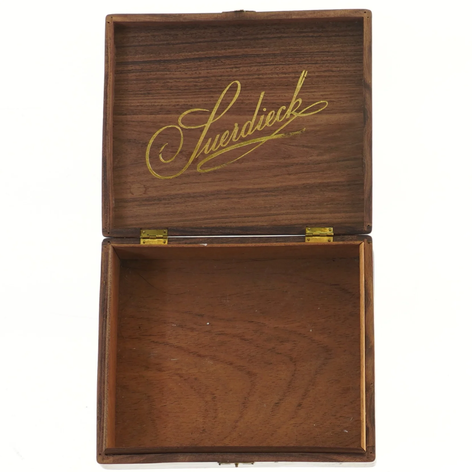 Trækasse til cigarer (str. 19,5x16,5x4,5 cm)