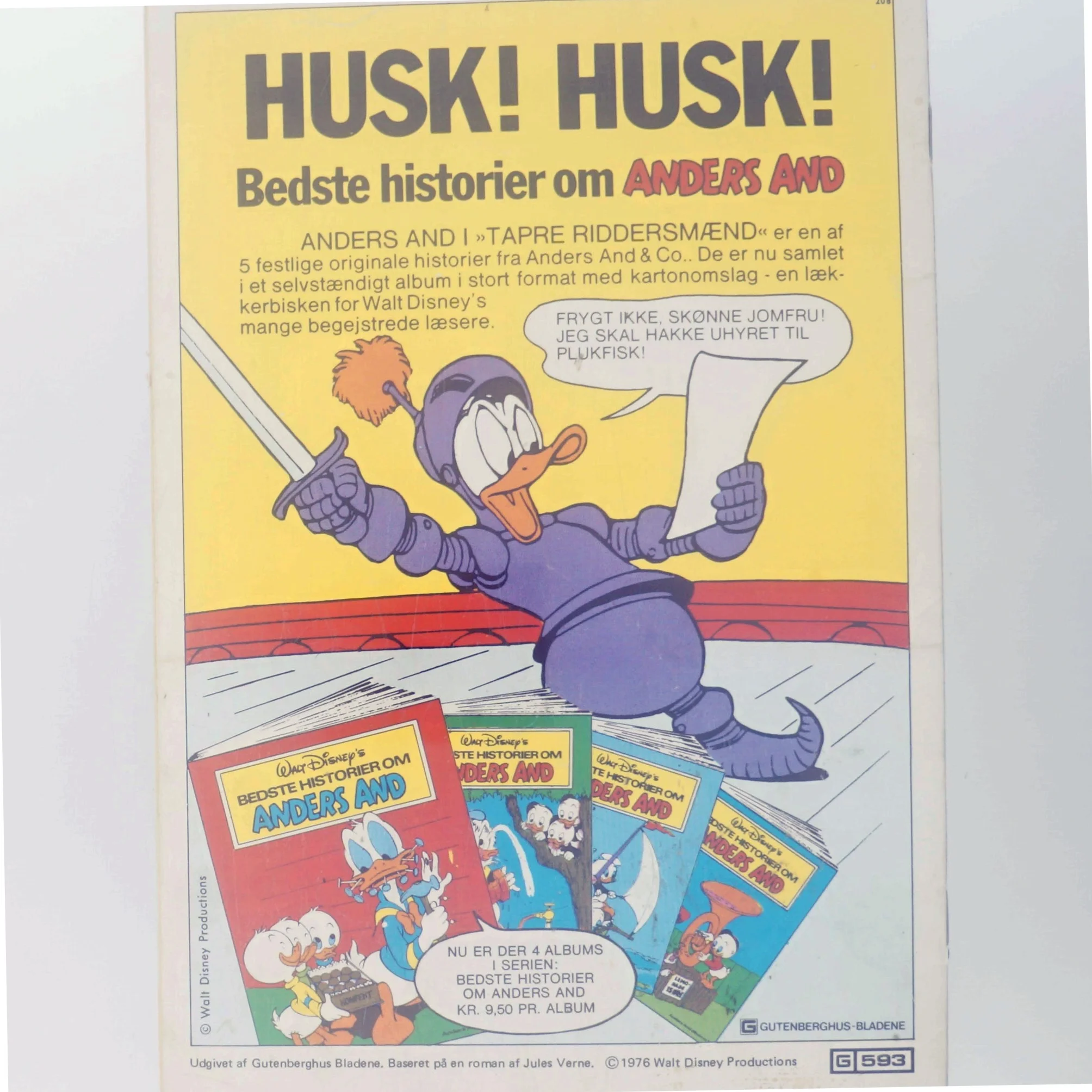 En verdensomsejling under havet af Jules Verne (Bog)