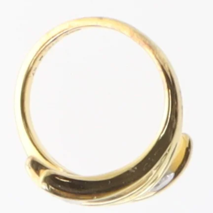 Guldring med sten fra Christina (str. 57 mm)