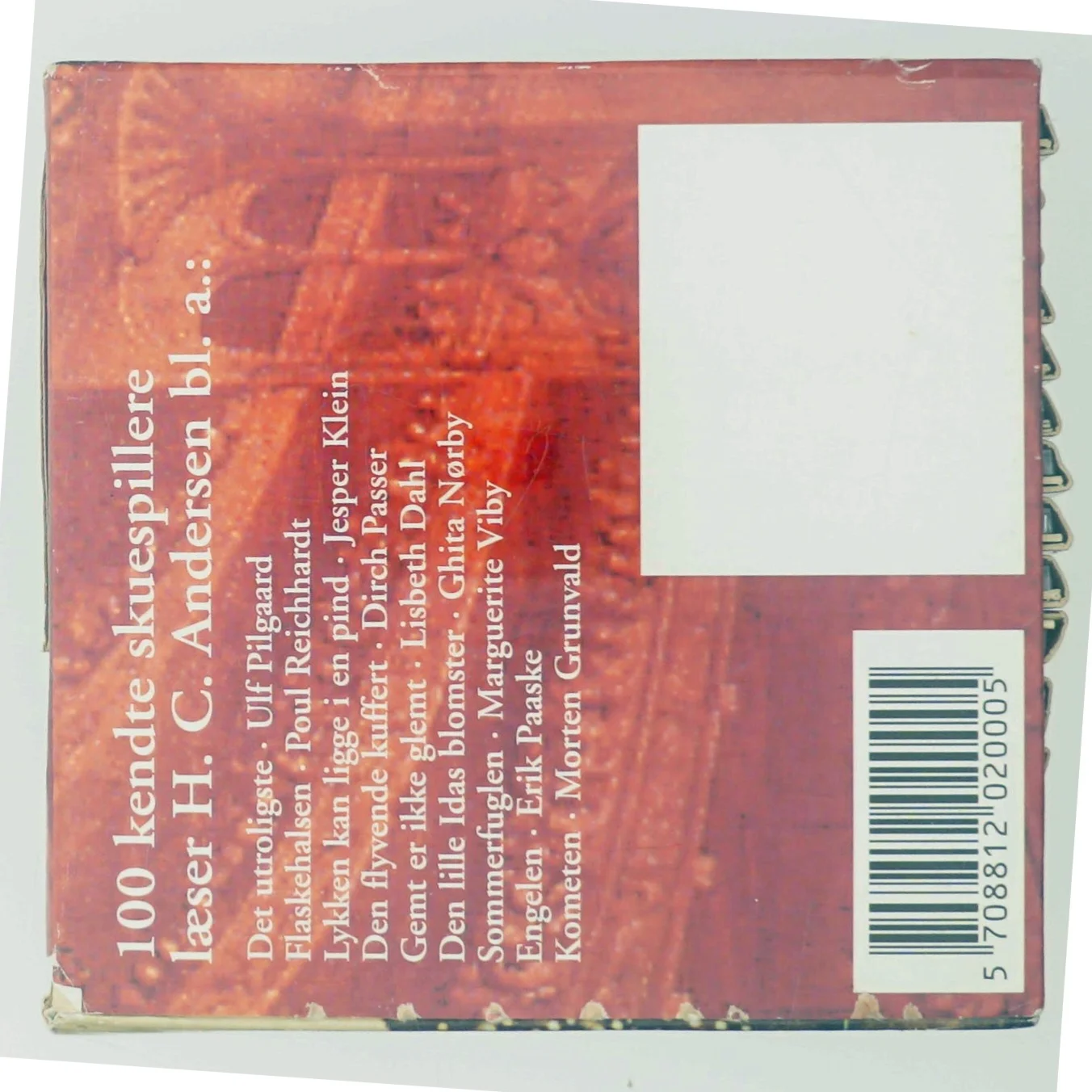 100 kendte skuespillere læser H.C. Andersen med Preben Lerdorff Rye (DVD)